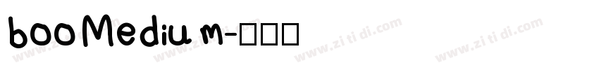 boo Medium字体转换